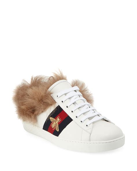 gucci fur sneakers review|Gucci ace women sneakers.